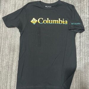 Columbia Black Tee with Logo